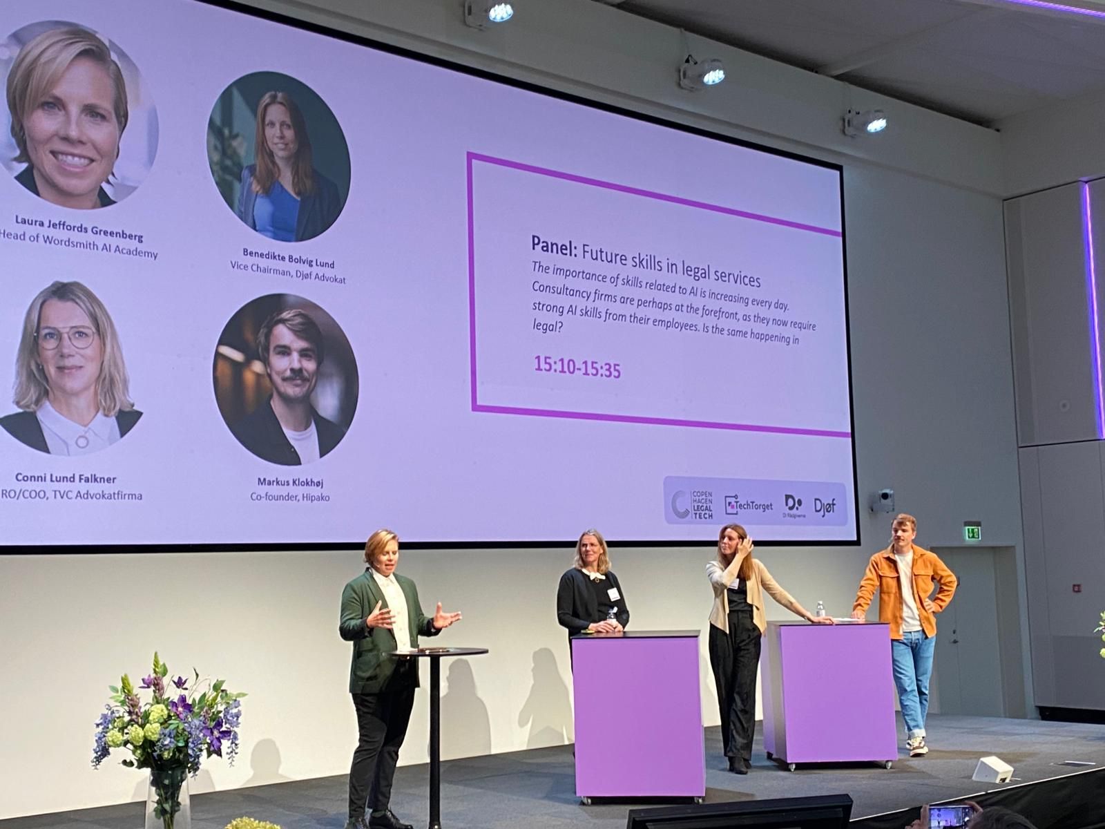 Techtorget 2025 panel on future skills in legal services